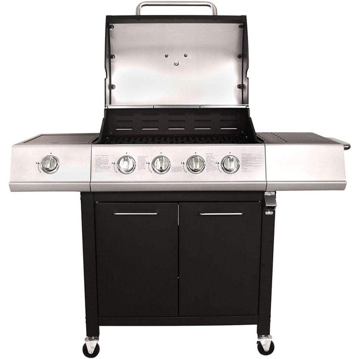 Charles Bentley Melbourne Premium 4 Burner Gas BBQ with Side Burner