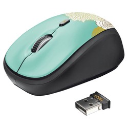 Trust Yvi Wireless Mini Mouse (бирюзовый)