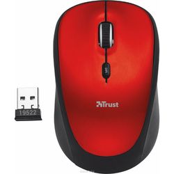 Trust Yvi Wireless Mini Mouse (красный)