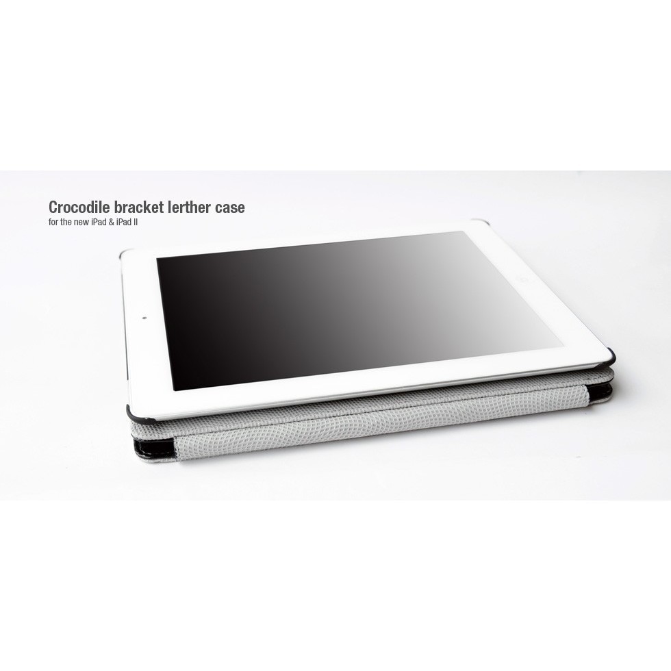 Hoco Crocodile Bracket Leather Case for iPad 2/3/4