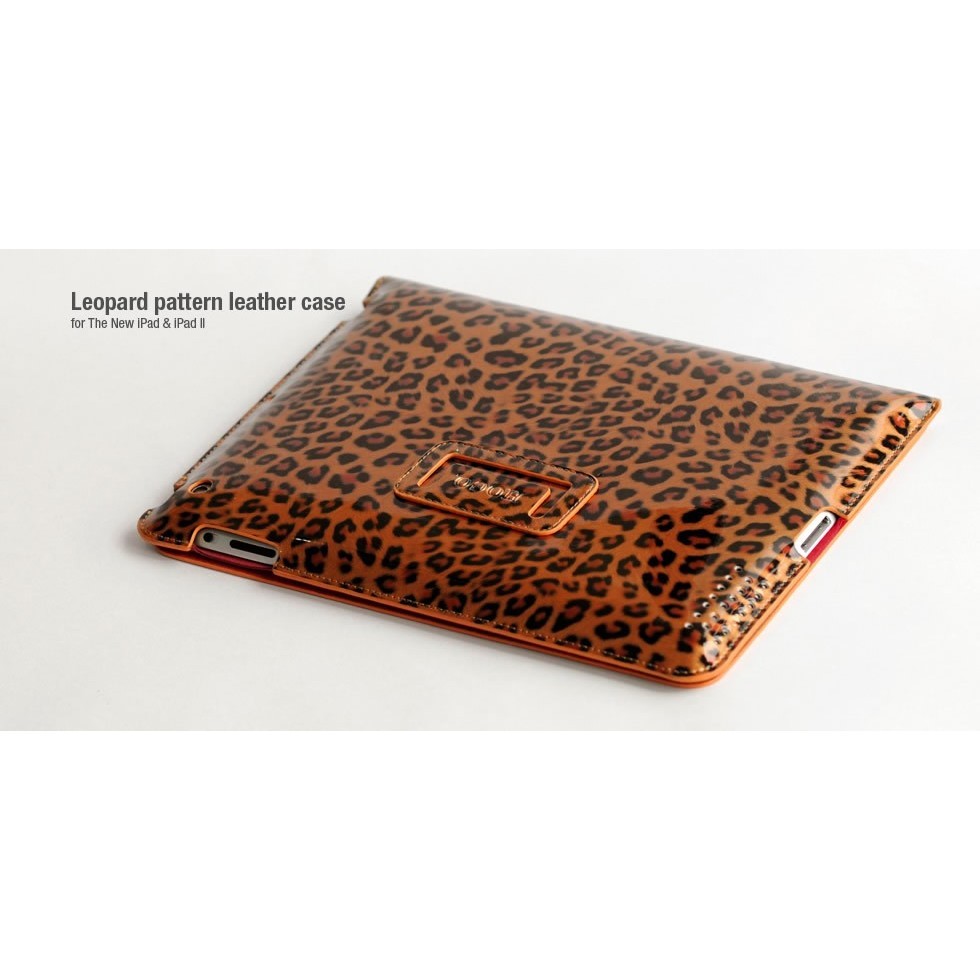 Hoco Leopard Pattern Leather Case for iPad 2/3/4