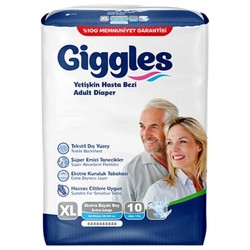 Giggles Adult Diapers XL \/ 10 pcs