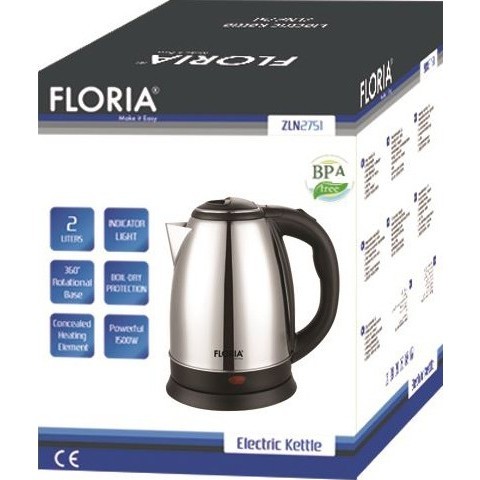 Floria ZLN2768 1500&nbsp;Вт 1.8&nbsp;л  хром