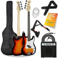 3rd Avenue Full Size Electric Bass Guitar Pack