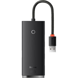 BASEUS Lite Series 5-in-1 USB to 4xUSB-A\/USB-C 0.25m