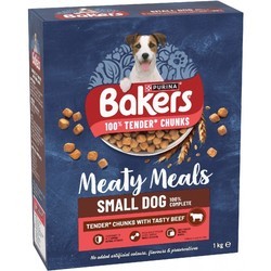 Bakers Adult Small Meaty Meals Beef 1 kg
