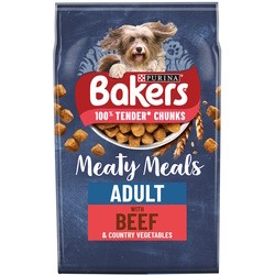 Bakers Adult Meaty Meals Beef 1 kg