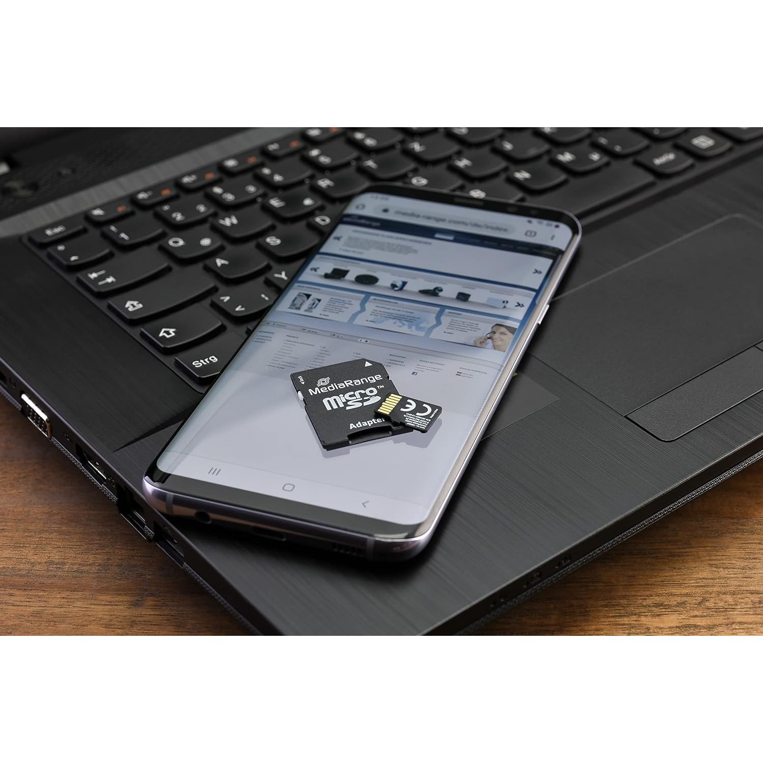 MediaRange microSDXC UHS-I Class 10 with Adapter 128&nbsp;ГБ