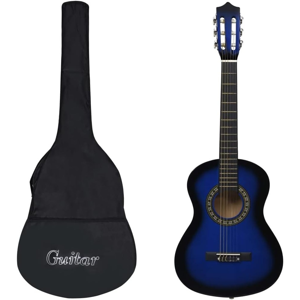VidaXL Solid Basswood Classical Guitar for Beginner and Kid 1\/2