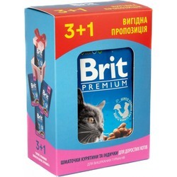 Brit Premium Pouches Chicken\/Turkey 4 pcs