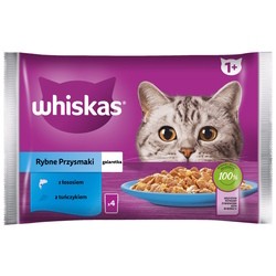 Whiskas 1+ Fish Favourites in Jelly 340 g