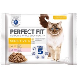 Perfect Fit Sensitive 1+ Chicken\/Salmon Pouch 340 g