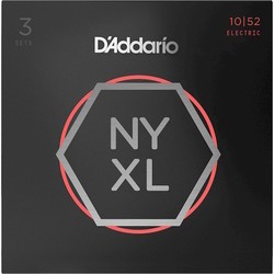 DAddario NYXL Nickel Wound 10-52 (3-Pack)