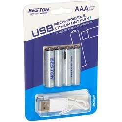 Beston 4xAAA 400 mAh USB Type-C