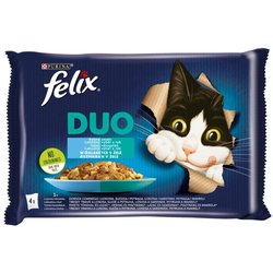 Felix Fantastic Duo Fish Flavors in Jelly 4 pcs