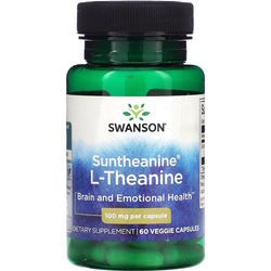 Swanson Suntheanine L-Theanina 100 mg 60 cap