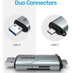 Unitek 2-in-1 SD 3.0 Card Reader