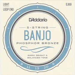 DAddario Phosphor Bronze Banjo 9-20