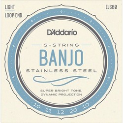 DAddario Stainless Steel Banjo 10-20