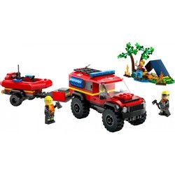 Lego 4x4 Fire Truck with Rescue Boat 60412