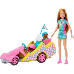 Barbie Stacie Racer Doll With Go-Kart HRM08