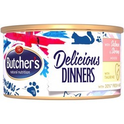 Butchers Delicious Dinners Salmon\/Shrimps 85 g