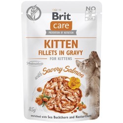 Brit Care Kitten Fillets in Gravy Savory Salmon 85 g