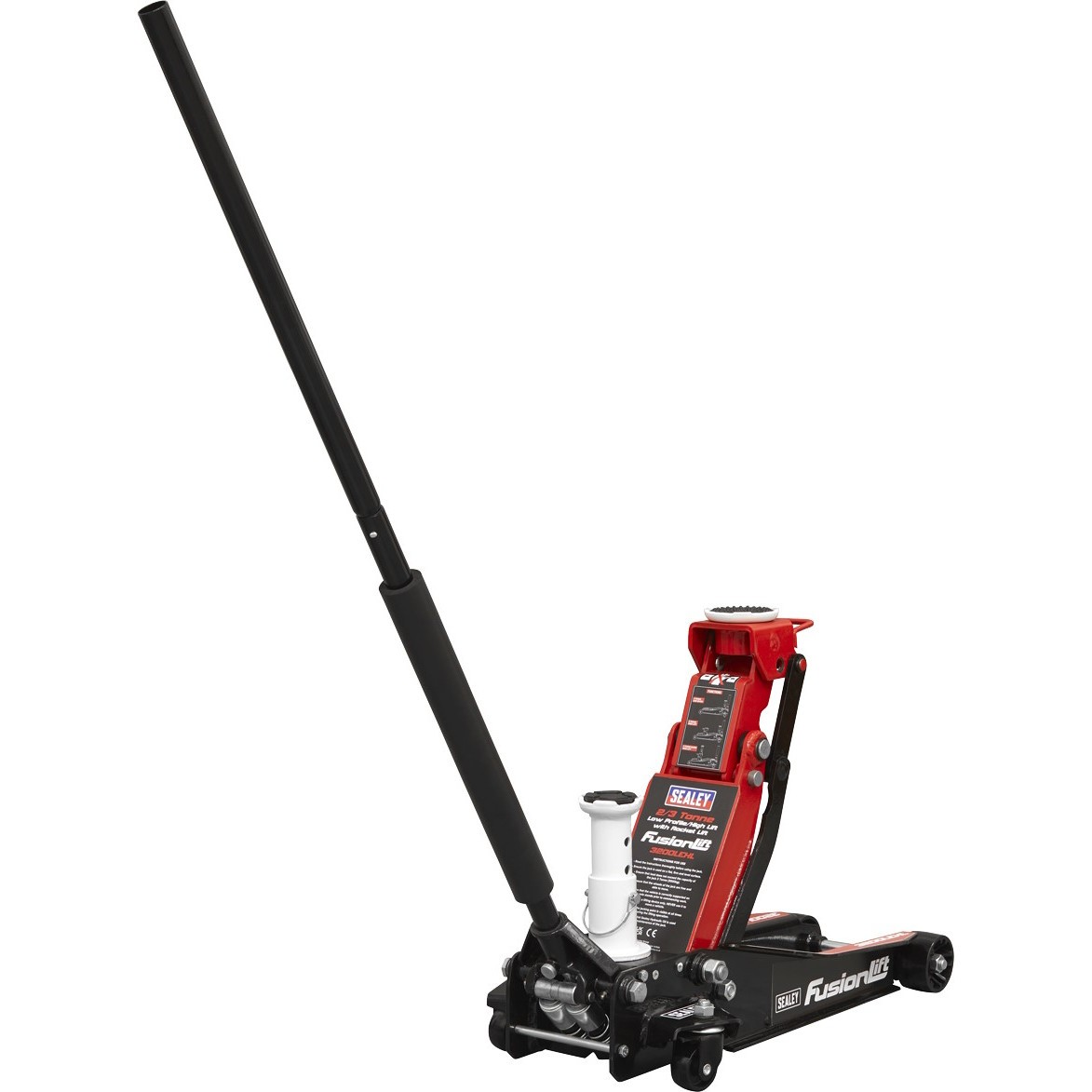 Sealey Low Profile\/High Lift Trolley Jack with Rocket Lift 2\/3T