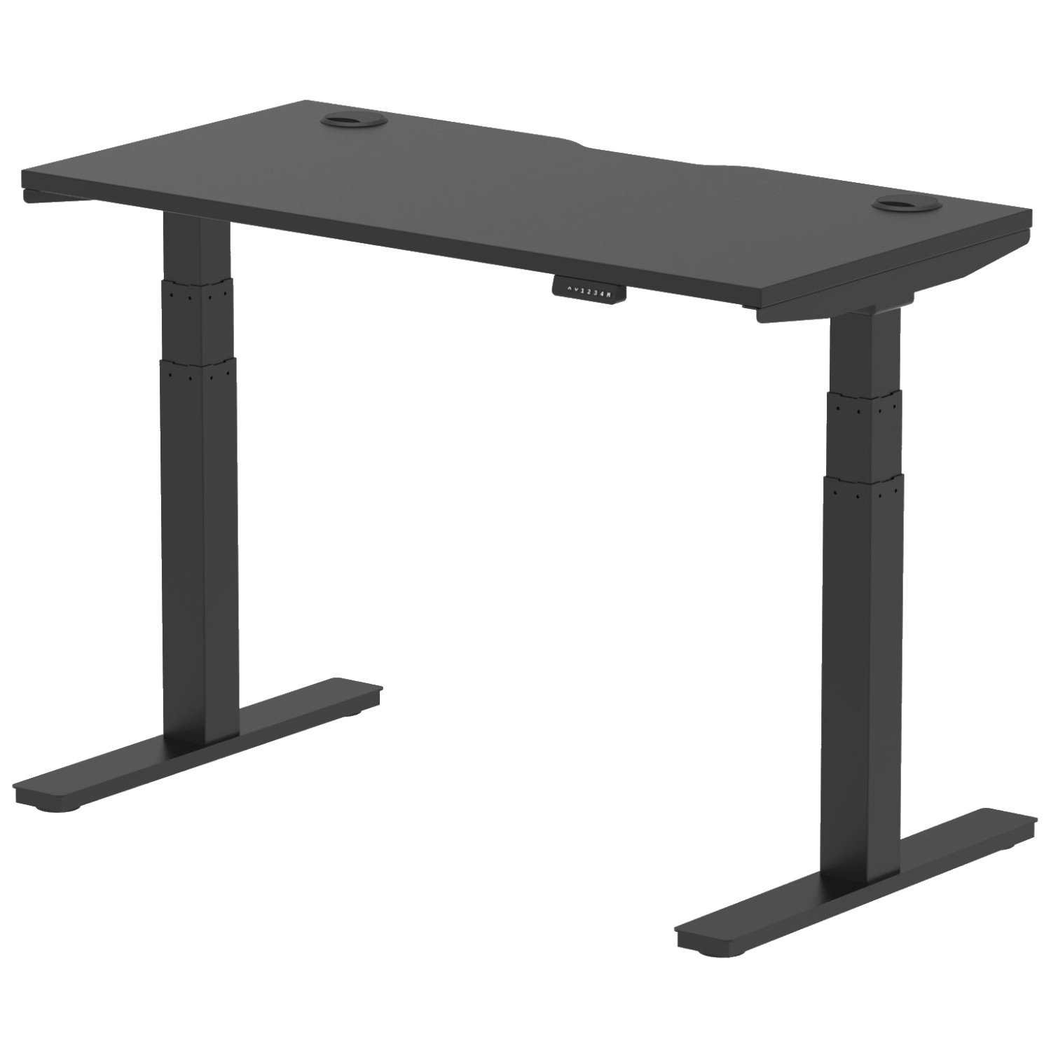 Dynamic Air Black Series Slimline with Cable Ports (1200 mm)