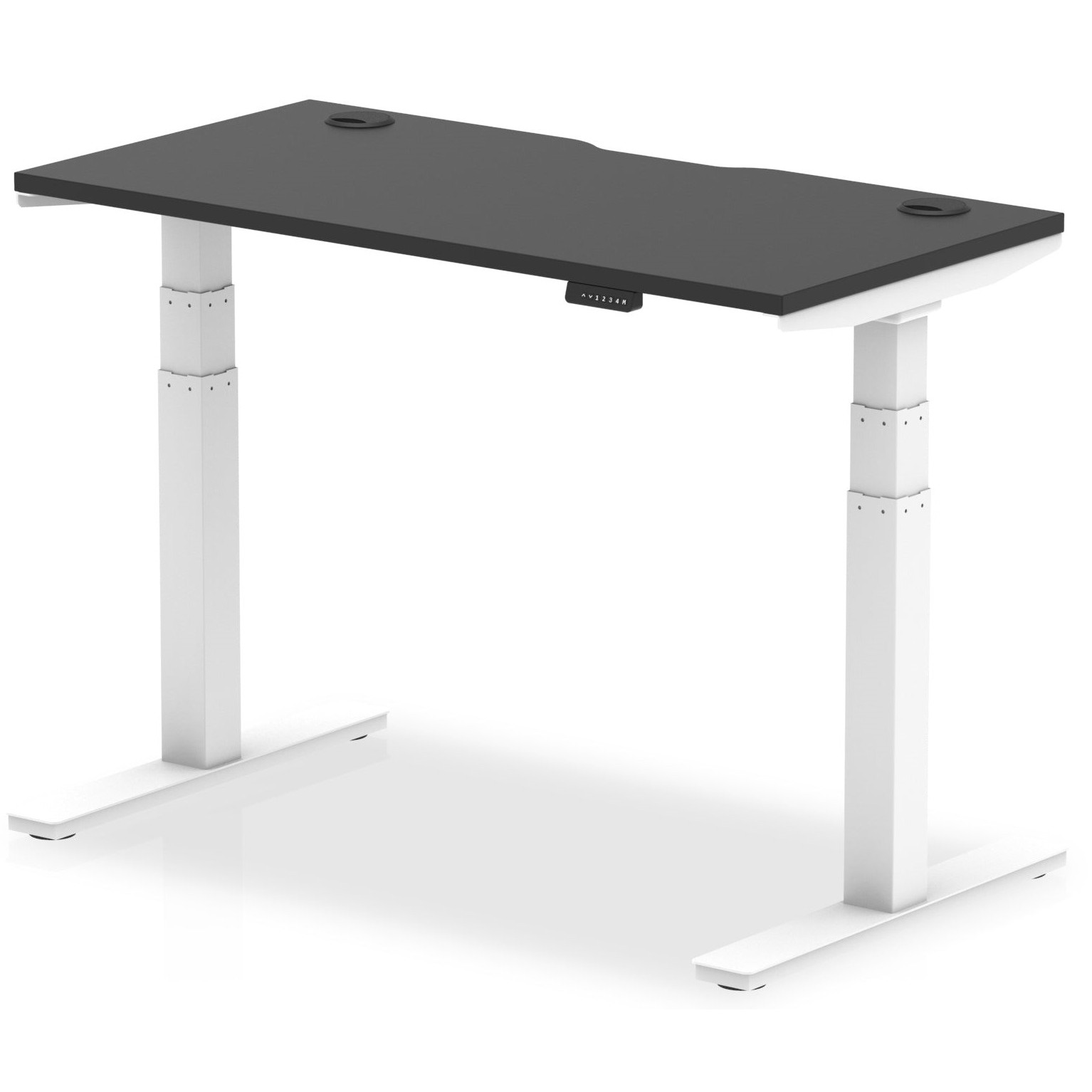 Dynamic Air Black Series Slimline with Cable Ports (1200 mm)