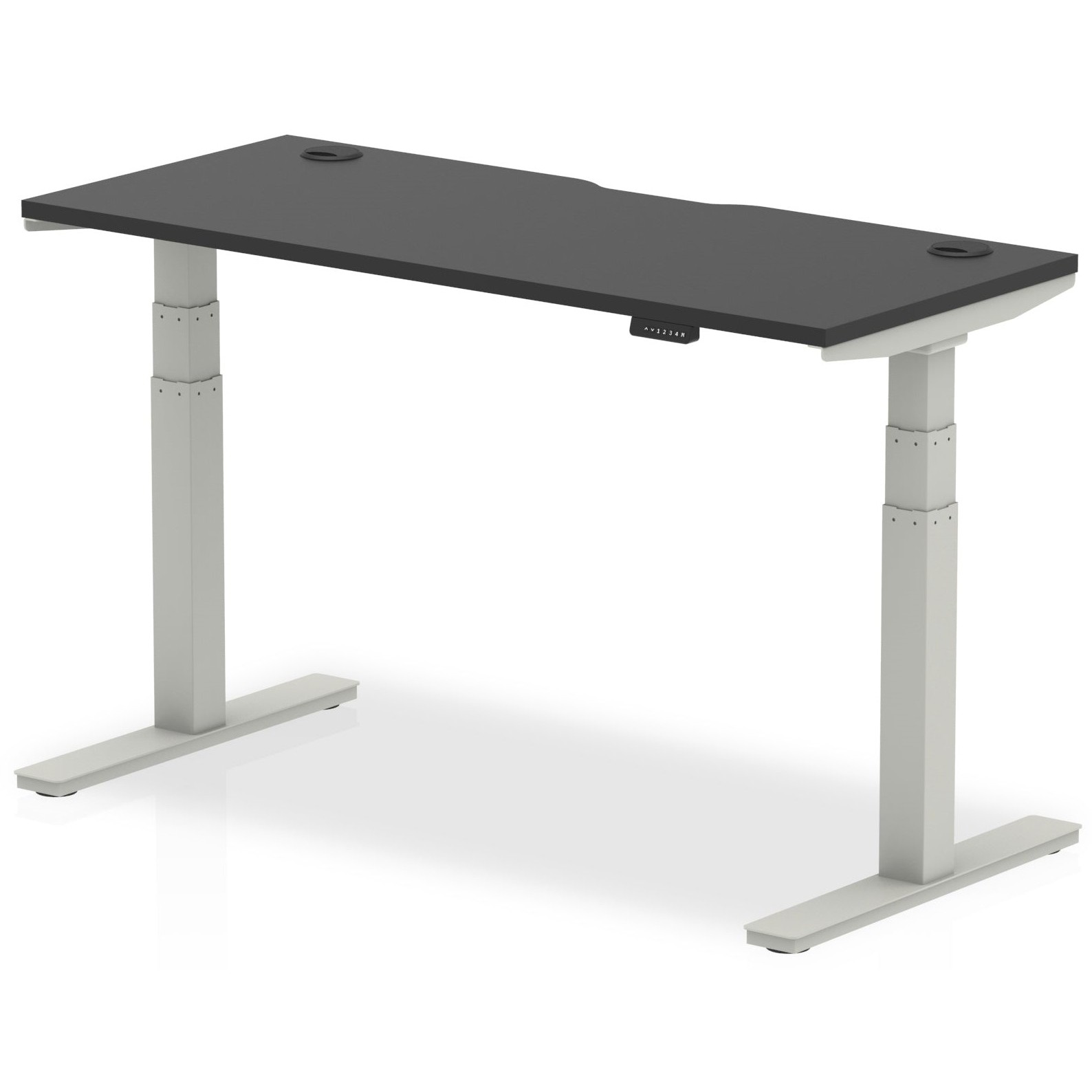 Dynamic Air Black Series Slimline with Cable Ports (1200 mm)