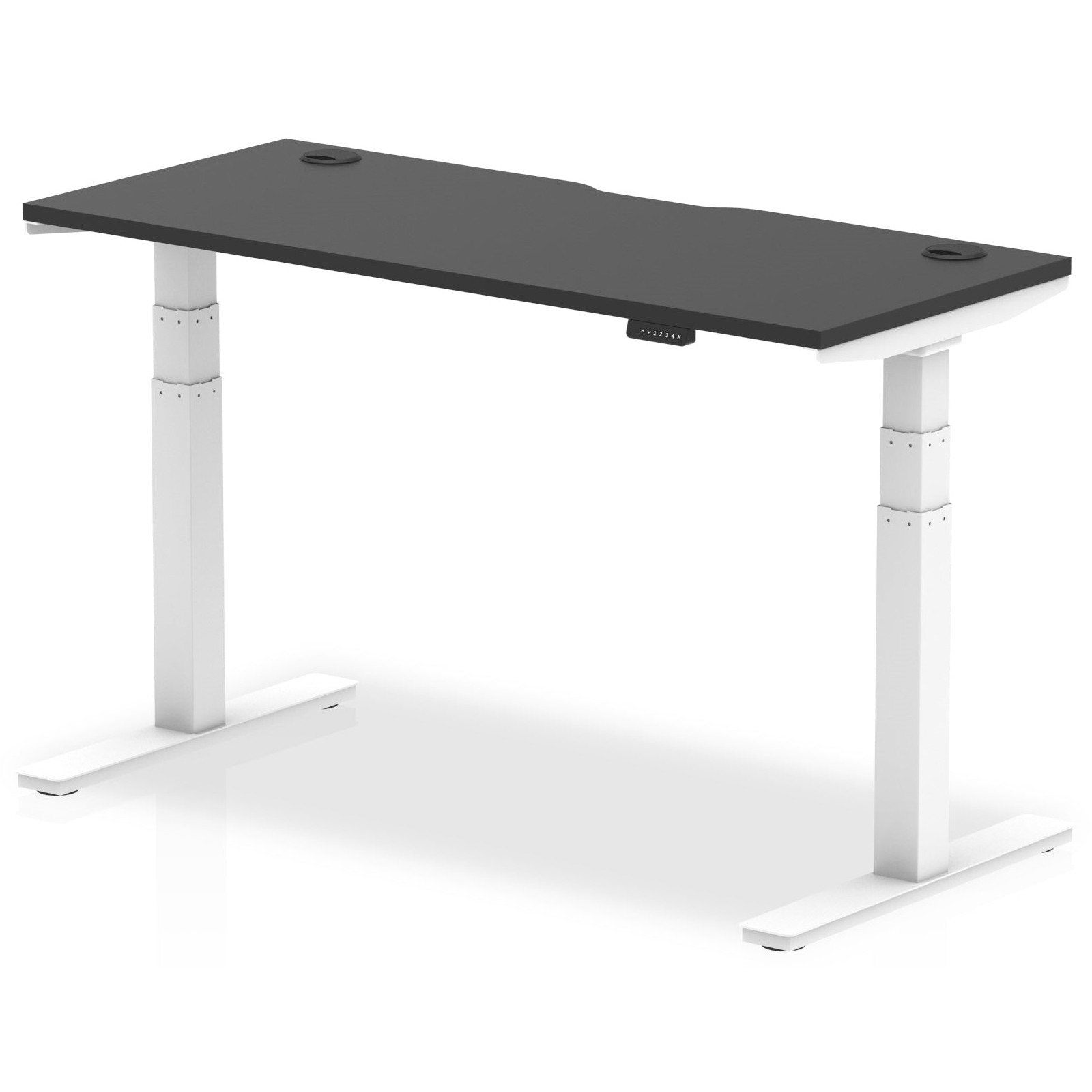 Dynamic Air Black Series Slimline with Cable Ports (1200 mm)