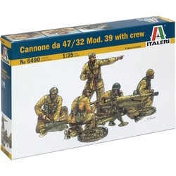 ITALERI Cannone da 47\/32 Mod. 39 with Crew (1:35)