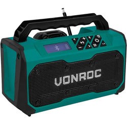 Vonroc Jobsite radio 20V Incl. battery