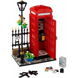 Lego Red London Telephone Box 21347