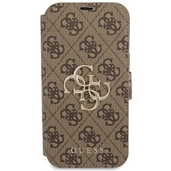 GUESS Big Metal Logo Booktype for iPhone 13 Pro