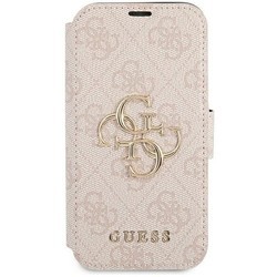 GUESS Big Metal Logo Booktype for iPhone 13 Pro Max
