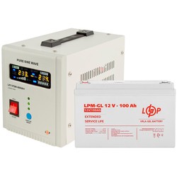 Logicpower LPY-PSW-800VA Plus + LPM-GL 12V 100 Ah 800&nbsp;ВА