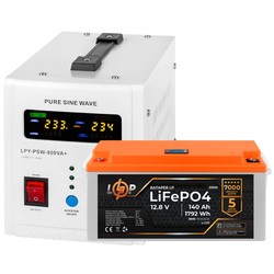 Logicpower LPY-PSW-800VA Plus + LP LiFePO4 LCD 12V 140 Ah 800&nbsp;ВА