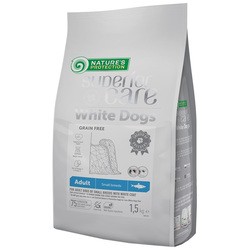 Natures Protection White Dogs Grain Free Adult Small Breeds Herring 1.5 kg