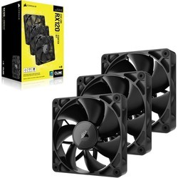 Corsair iCUE LINK RX120 PWM Triple Pack Black