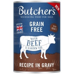 Butchers Grain Free Canned Adult Beef in Gravy 400 g 1&nbsp;шт