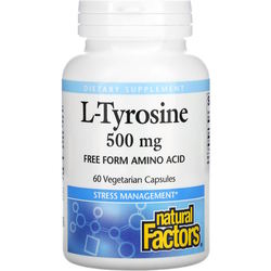 Natural Factors L-Tyrosine 500 mg 180 cap