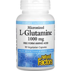 Natural Factors Micronized L-Glutamine 1000 mg 180 cap