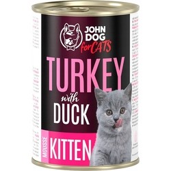 John Dog Kitten Turkey\/Duck Mousse 400 g