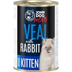 John Dog Kitten Veal/Rabbit Mousse  400 g