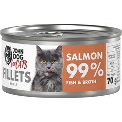 John Dog Adult Salmon Fillets 70 g