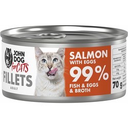 John Dog Adult Salmon\/Eggs Fillets 70 g