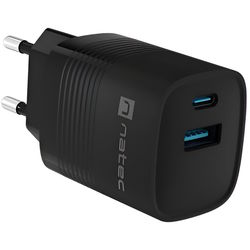 NATEC Ribera GaN USB-A + USB-C 30W