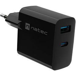 NATEC Ribera GaN USB-A + USB-C 65W
